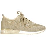 La Strada knitted sneakers beige/zilver