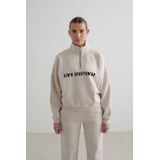 Aim'n Sweatvest  beige gemêleerd / zwart