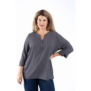 Paprika top donkerblauw