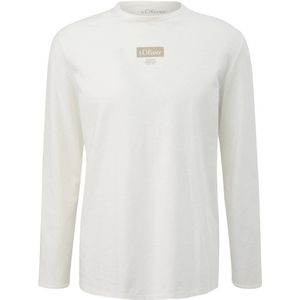 s.Oliver longsleeve met printopdruk wit