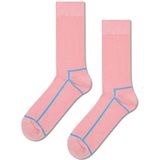 Happy Socks - Contrast Stripe - Huissokken - Roze