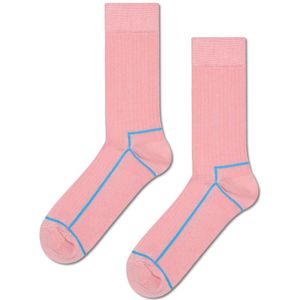 Happy Socks - Contrast Stripe - Huissokken - Roze