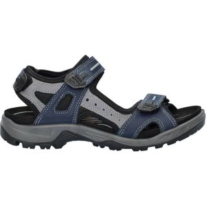 Ecco - Offroad - Sandalen - Blauw - Leer - Klittenbandsluiting