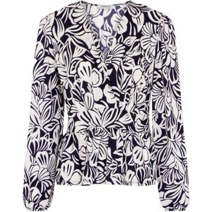 Morgan blousetop met all over print marine/ecru