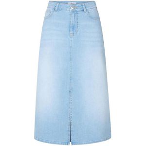 Miss Etam spijkerrok Lauren light blue denim