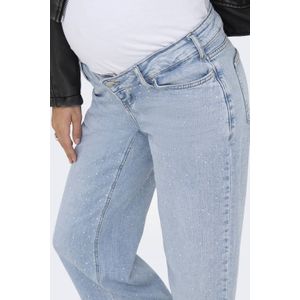 Olmcobain - Straight Fit Jeans - Blauw - Katoen