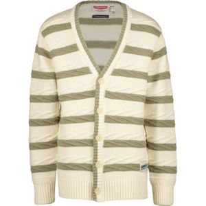 Vingino gestreept vest MAK ecru/beige