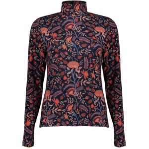 Geisha top met col en bloemenprint