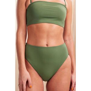 PIECES high waist brazilian bikinibroekje PCBAY groen