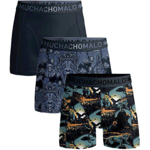 Muchachomalo boxershort- set van 3 blauw/multi