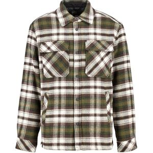 America Today geruit overshirt bruin