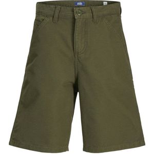 JACK & JONES JUNIOR bermuda JJSTYD BARKLEY CARPENTER olijfgroen