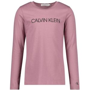 Calvin Klein longsleeve van biologisch katoen paars