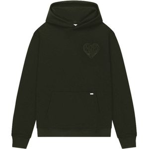 Croyez Stitched Heart Hoodie - Black XXS