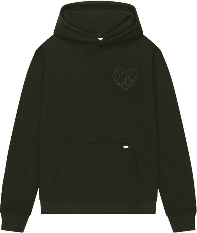 Croyez Stitched Heart Hoodie - Black XXS