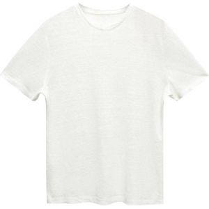 Mango Man T-shirt gebroken wit