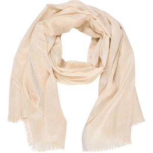 Expresso sjaal met lurex beige