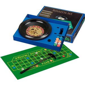 Rouletteset Luxe Compleet 12 inch/30 cm - Populair familie spel voor 2 spelers