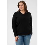 KAFFE - Kcniela - Gebreide Trui - V-hals - Lange Mouwen