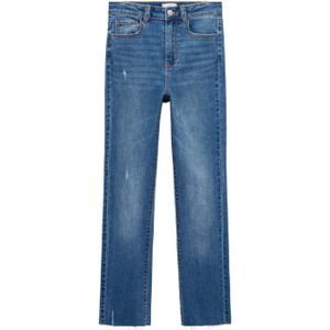 MANGO TEEN regular fit jeans changeant blauw