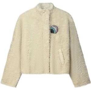 POM Amsterdam teddy winterjas beige