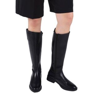 BRONX - Jezzie-jaz - Leren Hoge Laarzen - Zwart