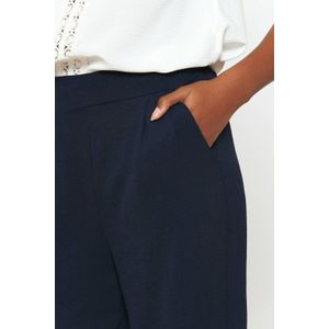LOLALIZA high waist loose fit pantalon marine