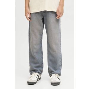 JACK & JONES JUNIOR relaxed high waist loose fit jeans medium blue denim