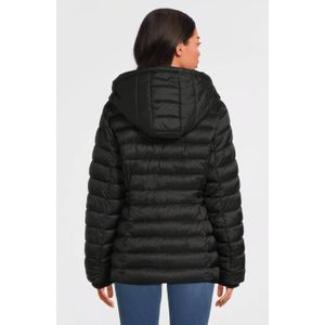 Anytime - Gewatteerde Jas - Zwart - Dames - Met Capuchon