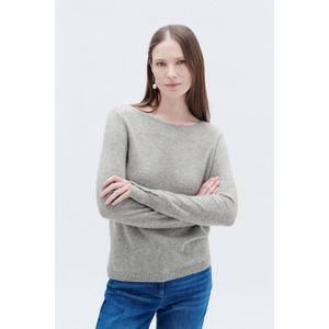 Caroll gebreide trui met wol grijs