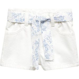 Mango Kids denim short wit