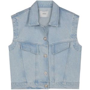 Homage to Denim gilet light blue denim