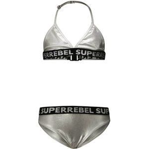 SuperRebel triangel bikini Isla zilver