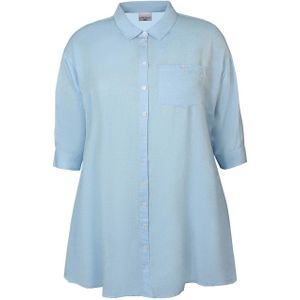 Zhenzi blouse lichtblauw