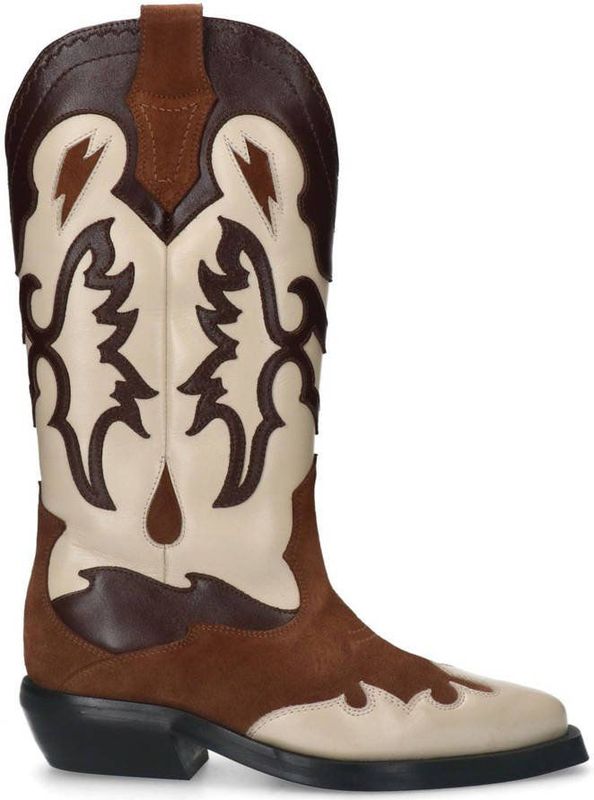Sacha leren cowboylaarzen cognac