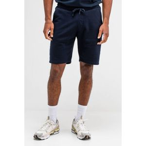 Butcher of Blue regular sweatshort donkerblauw