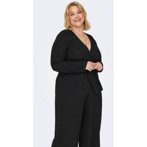 Carjosee - Jumpsuit - Met Riem in de Taille - Plus-Size - Folie Print