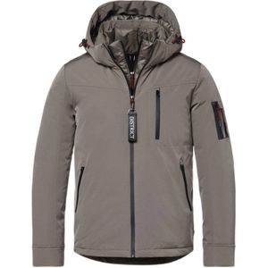 District softshell jas Utility taupe