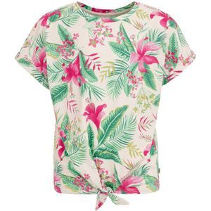 WE Fashion T-shirt met all over print brazilian sand