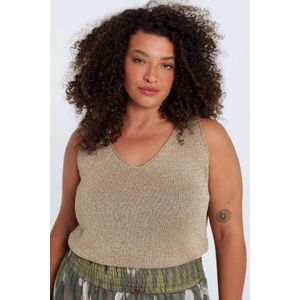 Paprika top taupe