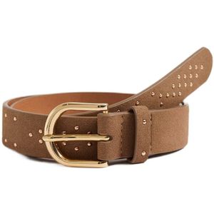 WE Fashion riem met studs bruin