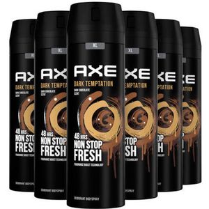 Axe Dark Temptation deodorant bodyspray - 6 x 200 ml