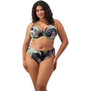 Elomi - Tropical Retreat - Bikinitop - Zwart - Niet-voorgevormd met Beugel