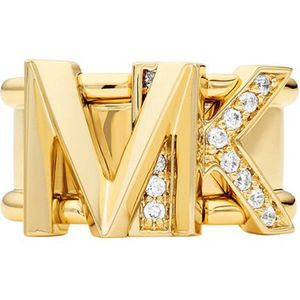 Michael Kors ring MKJ7836710 Metallic Muse goudkleurig