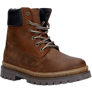 Gattino leren veterboots bruin