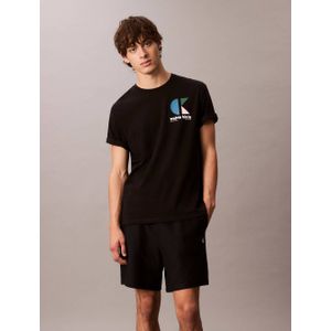 Calvin Klein - Heren Tops - Zwart - Wol