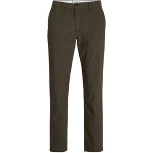 JACK & JONES JUNIOR regular fit broek JPSTMARCO JJDAVE donkerbruin