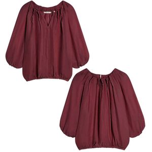 Summum blousetop donkerrood