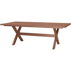 Exotan Exotan Picknicktafel Delta - Aluminium - Terra - 75x220x105