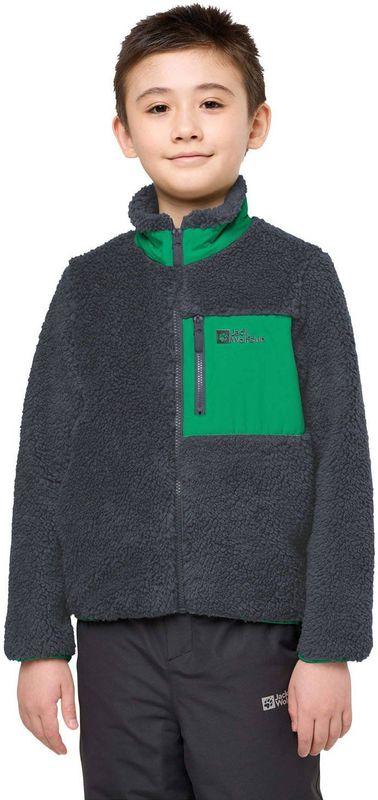 Jack Wolfskin - ICE CURL HOOD JACKET - Fleecejack - Phantom - Met Capuchon